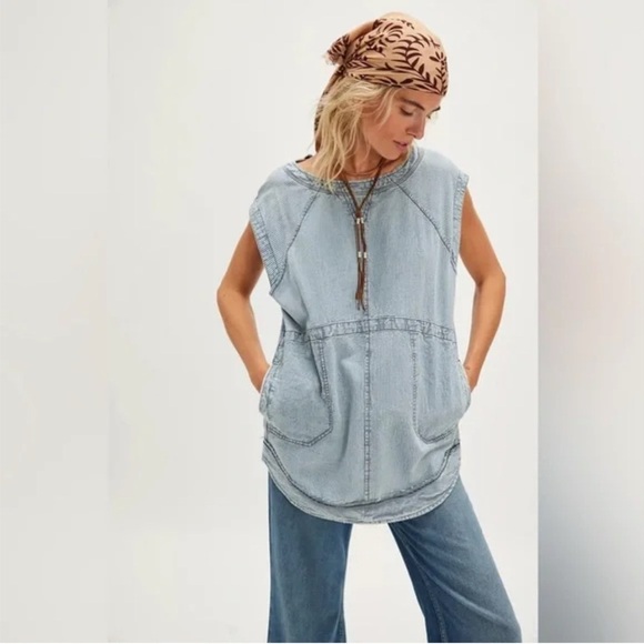 Free People Tops - Free people Madison Railroad Stripe Tunic